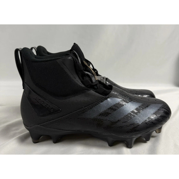 Adidas Adizero Chaos American Football Cleats Triple Black ID9103 Mens Size 9.5